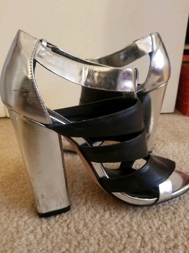 Camilla Skovgaard Black And Silver Sandal Size 36/6 - Picture 6 of 11