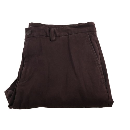 OLD NAVY ULTIMATE SLIM BURGUNDY CHINO PANTS MENS 36X32 - Picture 3 of 4
