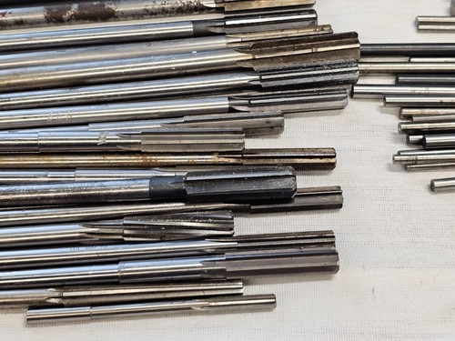 64 Mixed Lot Chucking Mill Morse Chuck Reamer Straight Spiral 6 8 Flute HSS HS - Picture 17 of 20