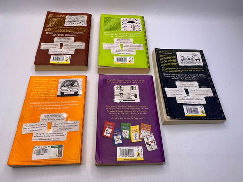 Diary Of A Wimpy Kid Books - 5 Titles - By Jeff Kinney - A5 - Picture 2 of 6