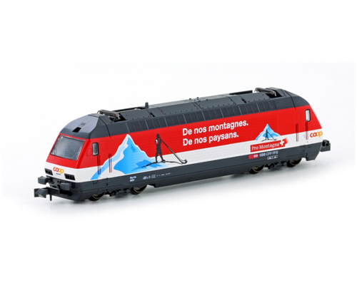 N Kato Lemke K137123 SBB Re4/4 460 #065-6 COOP Pro Montagna Electric Locomotive - Afbeelding 12 van 12