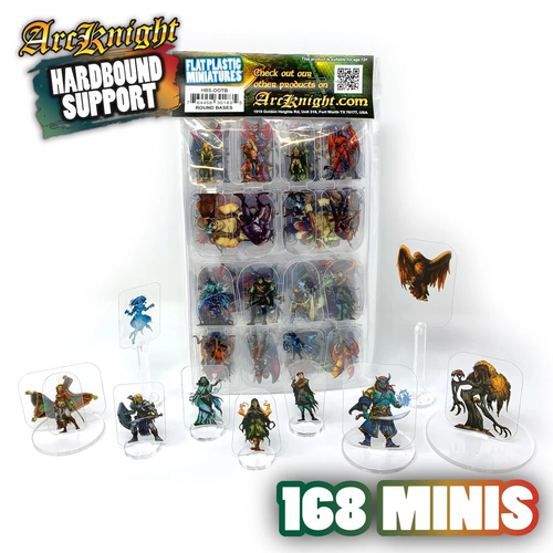 Arcknight Flat Plastic Miniatures - Out of the Box MINIS Pack - 168 2D Minis - Bild 1 von 5