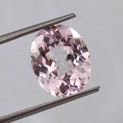 Pink Morganite Madagascar Oval Cut 5-6 Ct Loose Natural Gemstone EGL Certified
