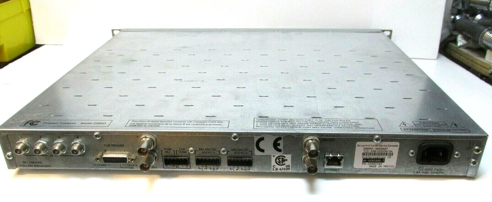 Receptor de TV por satélite Cisco Scientific Atlanta PowerVu D9850 canal de historia Foto 3 de 4