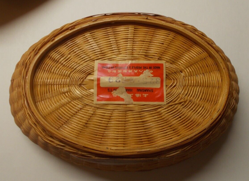 Vintage Shanghai Weidenkorb Ente - Bild 9 von 9