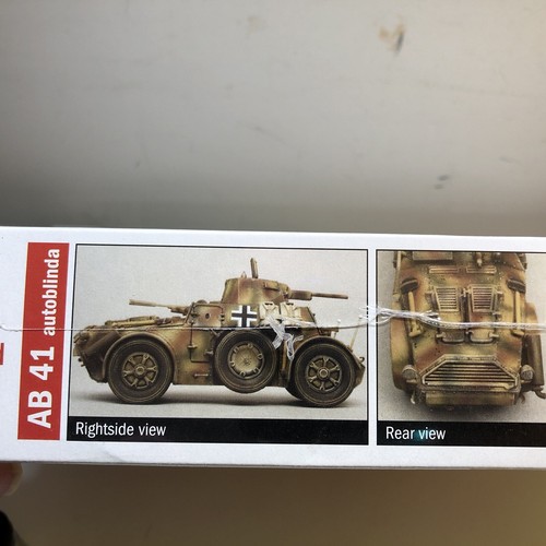 Supermodel 1/48 scale Fiat CR.42 LW & AB41 Autoblinda armored car models - Picture 3 of 6