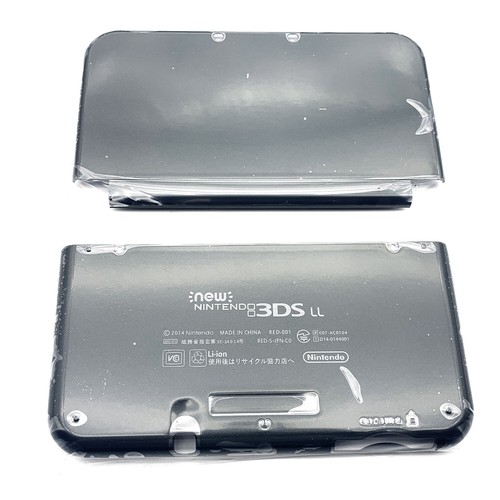 For New Nintendo 3DS XL LL Housing Shell Front Back Case Top+ Bottom Cover Black - Picture 10 of 14