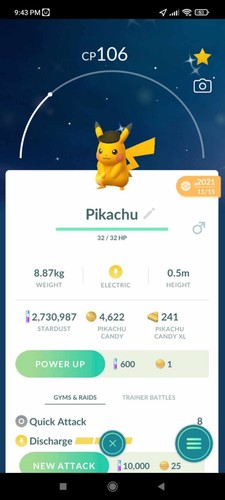 Pokemon Shiny Pikachu Safari Zone Cowboy Hat - TRA'DE GO - Read Description - Picture 4 of 4