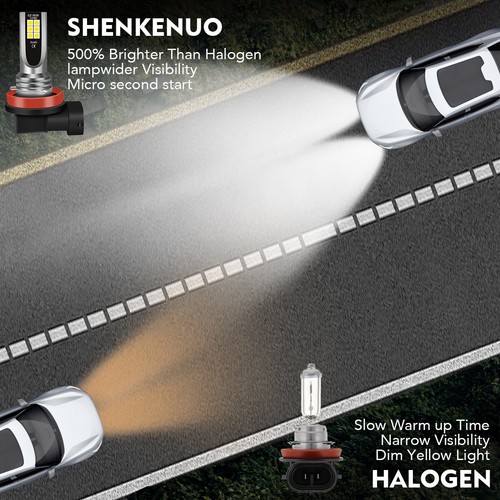 For Toyota Prius 2010-2015 6500K LED Headlight High Low + Fog Light Bulbs Combo - Picture 18 of 23