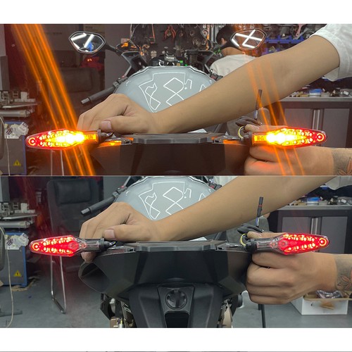 1 Paar Hinten LED Blinker Für BMW M1000R S1000R S1000RR R1250GS Anzeigeleuchte - Picture 10 of 17