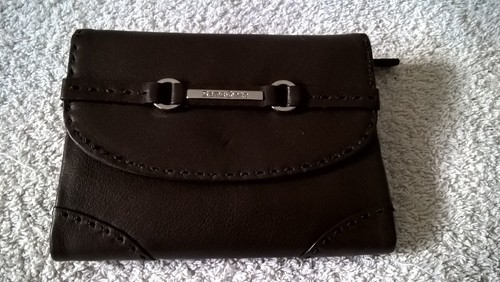 fioreMarrone Samsonite in pelle Portafoglioportafoglio pieno PkXiZu