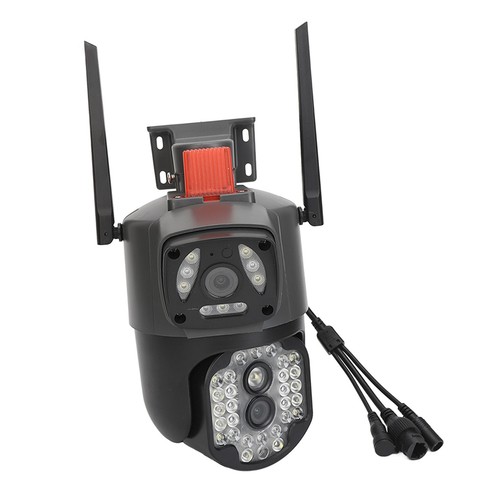 Outdoor Dual Lens Security Camera 1080P Mobile Tracking 360° Rotating WiFi Hot - Picture 14 of 33