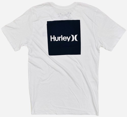Hurley Men's Everyday Washed One and Only Boxed Logo Short Sleeve Tee T-Shirt - Picture 2 of 20