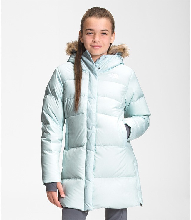 Fitted top parka jacket