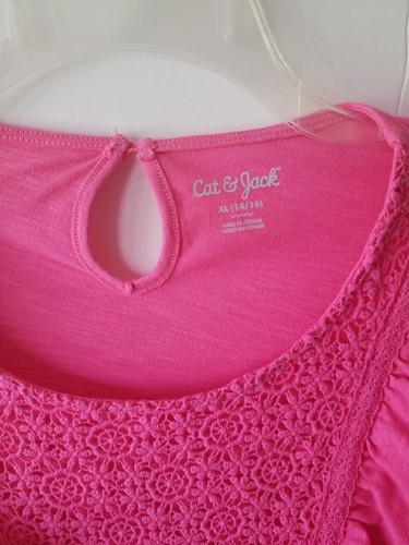 Art Class Big Girls Pink Sleeveless Maxi Dress With Ruffles Hi Low, Size XL NWT  - Picture 5 of 12