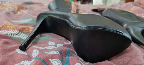Concealed 2" Platform, 6.5" Heel Thigh High Boots Size UK 10 for immediate send - Picture 4 of 5