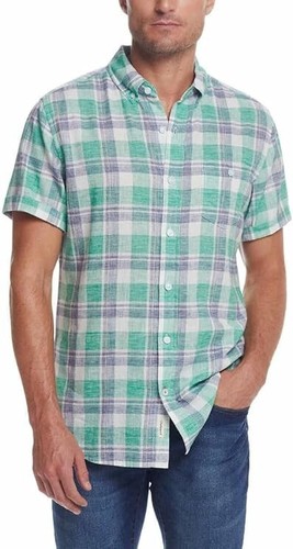 Weatherproof Vintage Men's Short Sleeve Woven Shirt - Picture 16 of 19