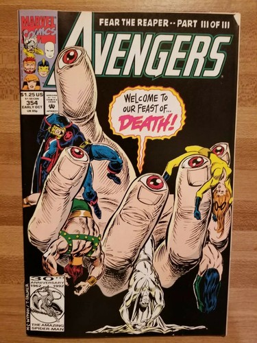  Lot of 9 Marvel Comics -The Avengers #283 311 312 328 335 337 354 355 358 VG/FN - Bild 8 von 10