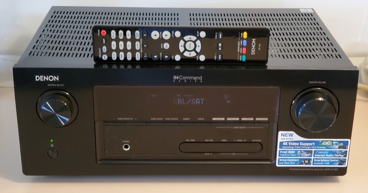DENON AVR 2113CI IN-Command Series A/V Receiver. 7.1 Channel l, 4K HDMI, Network | eBay DENON AVR 2113CI IN-Command Series A/V Receiver. 7.1 Channel l, 4K HDMI, Network | eBay