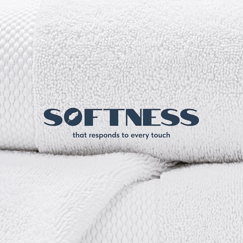 Bath Towel 100 % Cotton Hotel Spa 27x54 4-Pack White Super Absorb 700GSM - Picture 2 of 6