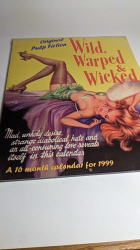16 month 1999 orginal pulp fiction calender wild warped - Foto 1 di 8