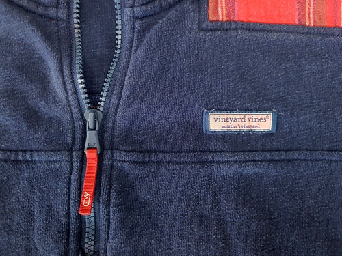Vineyard Vines Martha’s Vineyard Women’s L Pullover Jacket 1/4 Zip Navy Blue - Picture 2 of 12