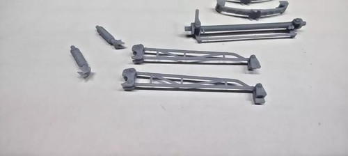Universal Gasser Front Suspension and Ladder Bars w/Shocks 1/24 Scale Resin Part - Picture 13 of 20