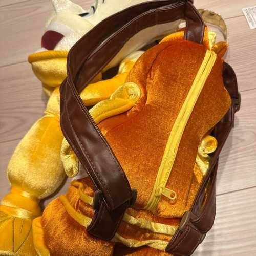 Disney Store Exclusive Lumiere Shoulder Bag Cogsworth Backpack Plush-Style NEW - Picture 2 of 2