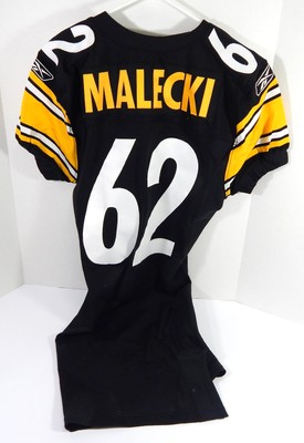 美品◎STEELERS OF THE CENTURY 記念ユニフォーム 希少 Pittsburgh Steelers John Malecki #62 Game Issued Black