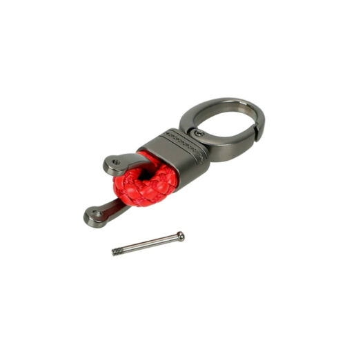 1x Men Creative Metal Leather Car Key Chain Ring Keyfob Key Holder Accessories - Foto 9 di 12