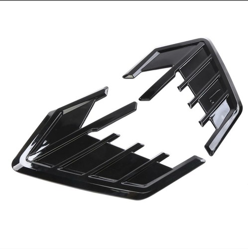 CAR TWO SIDE FENDER AIR FLOW SCOOP DECORATION VENT COVER X 2 PIECES BLACK - Picture 4 of 5