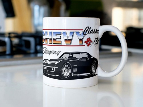 CHEVY CORVETTE STINGRAY QUALITY 11oz MUG (9 CAR COLOURS) - Picture 2 of 18