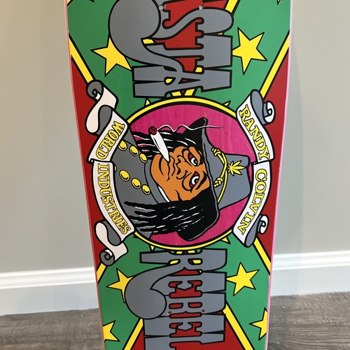 CEASE & DESIST  9 of 100 Skateboard Deck RANDY COLVIN World Ind Tribute Series - Picture 4 of 17