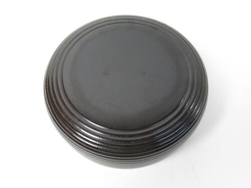 Japanische antike Vintage Lack Holz rund tief Kashiki Snack Schüssel - Bild 10 von 10