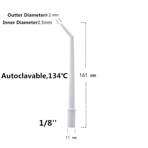 Eyectores de saliva dental tubo aspirador punta de succión quirúrgica conversión blanca/azul - Imagen 2 de 66