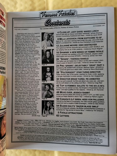 Femme Fatales 1992 CFQ Media, Many available, Pick yours. Excellent condition! - Picture 201 of 698