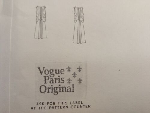 VOGUE Paris Original Pierre Balmain Vintage 1978 Muster UNCUT 2015 Abendkleid 12 - Bild 9 von 9