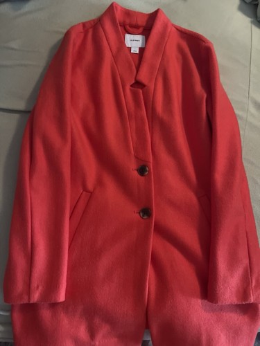 OLD NAVY WOOL TYPE LARGE COAT - Picture 1 of 2