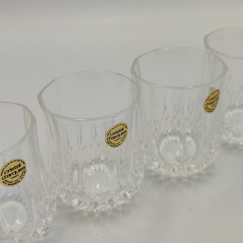 Set of 6 Longchamp Cristal d'arques (6cl) 2oz Shot Bleikristall Glasses W/Box - Picture 10 of 16
