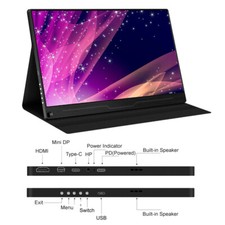 Portable Monitor HDMI 15.6'' FHD IPS Eye Care Display Screen 1920 1080P Gaming