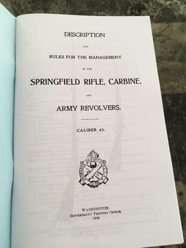 Handbook For Springfield Rifle/Carbine Breech Loading System Reprint - Picture 3 of 12