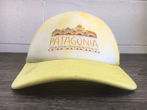 Gorra Patagonia Snapback Mujer Fitz Roy Trucker Malla Mujer’s Amarilla Gorra Rara - Imagen 1 de 9