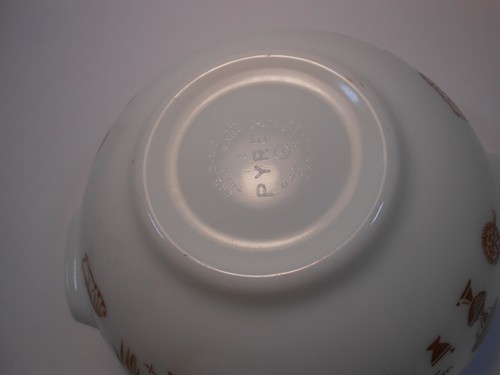 Vintage Pyrex frühes amerikanisches Muster Aschenputtel verschachtelte Rührschüsseln - Bild 7 von 9