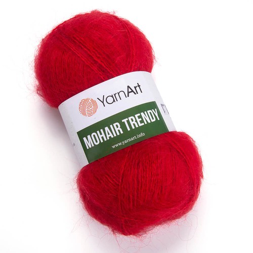 Mohair Knitting Yarn 100g,Aran, Yarnart Mohair Trendy, 50% mohair, 50% acrylic - Picture 11 of 48