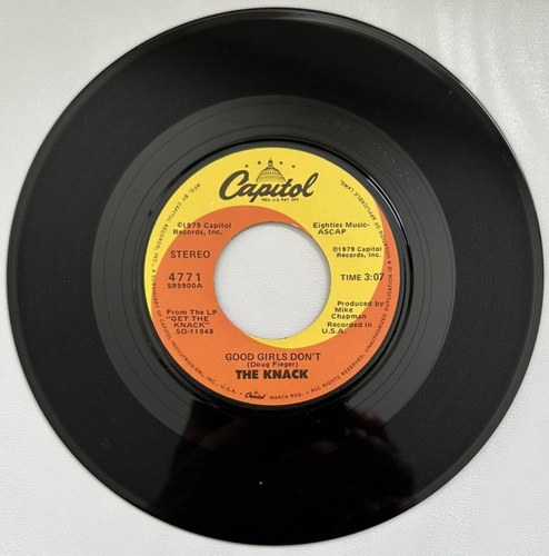 The Knack GOOD GIRLS DON'T, FUSTRATED (45 ROCK P/S) #4771 PLAYS VG++ NO NOISE - Picture 4 of 6