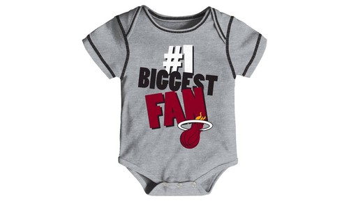 Miami Heat Jungen Kleinkind Baby Body Creeper Strampler (0-3M, 3-6M, 6-9M, 12M, 18M)  - Bild 3 von 4