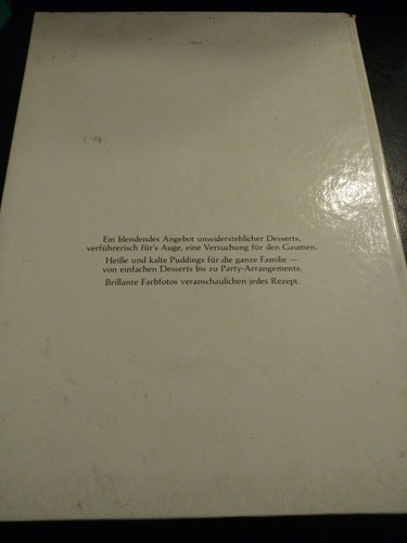 Puddings & Desserts Book By Carol Bowen 1982 - Foto 2 di 3