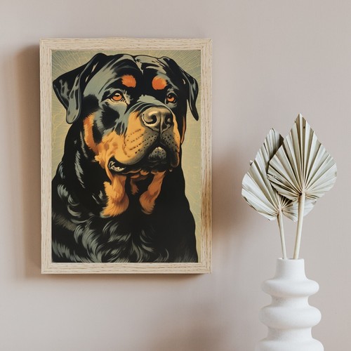 Ukiyo-e Rottweiler Japanischer Druck Puzzle 300/500/1000 Teile - Bild 3 von 4