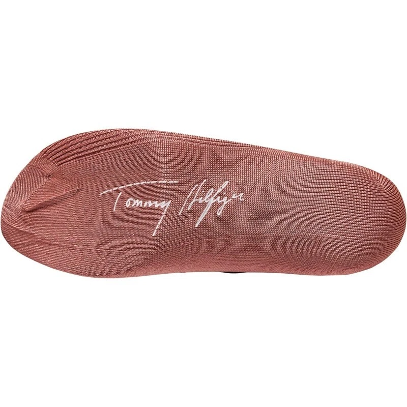 TOMMY HILFIGER Womens Rose Gold Ribbed Bamboo Ankle Socks Size UK 2½-5 EU 35-38 Foto 2 de 2