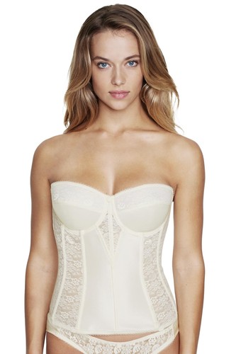 Dominique Women's Lace Longline Corset Full Figure Bustier Bra #8949 (32A-48G) - Bild 2 von 9